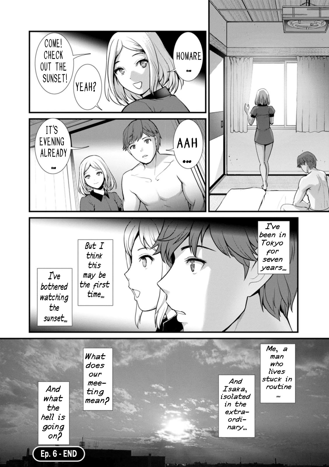 Honeymoon at 30 meters underground – page 122