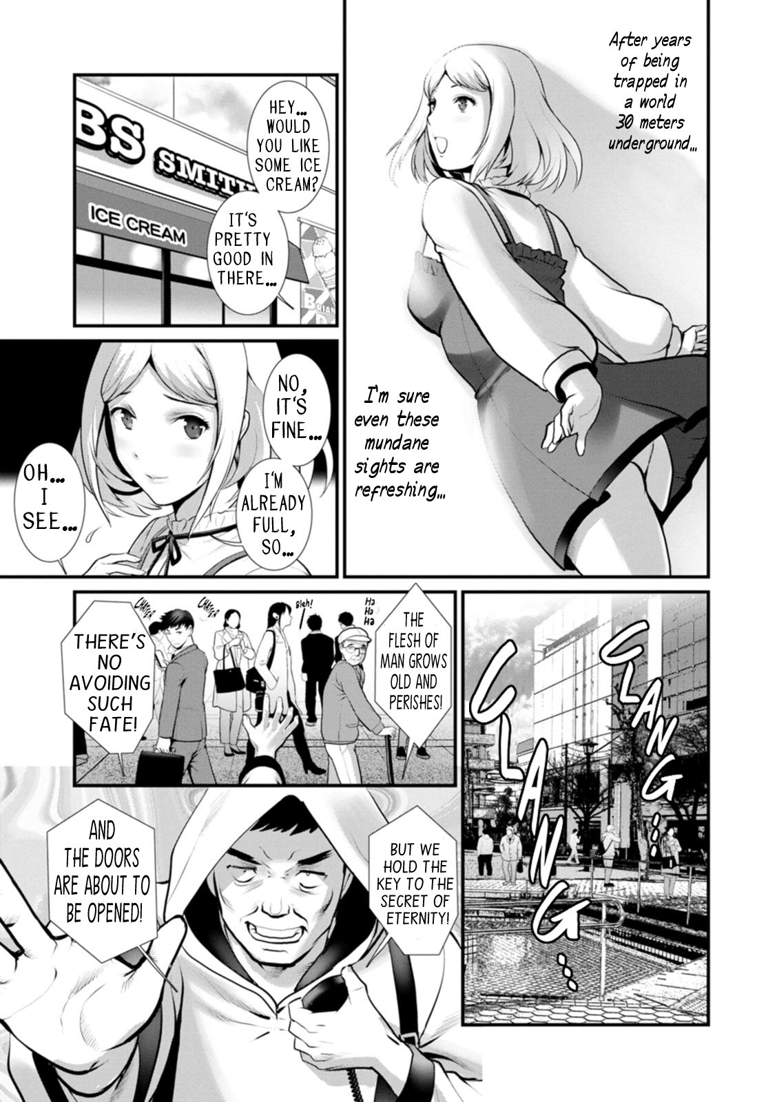 Honeymoon at 30 meters underground – page 147