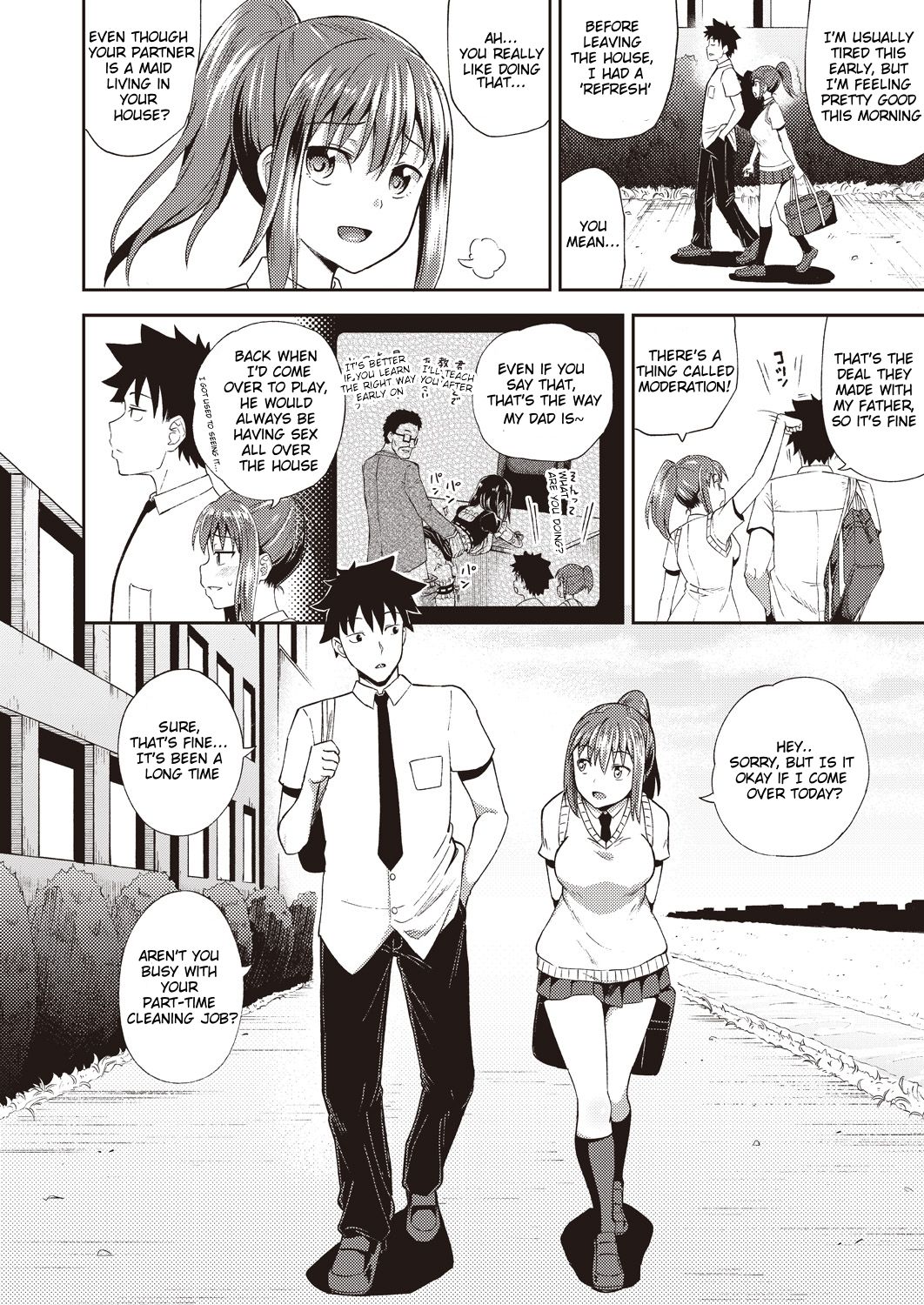 My Childhood Friend is my Personal Mouth Maid [Poncocchan] 1 . My Childhood Friend is my Personal Mouth Maid - Chapter 1 [Poncocchan] – page 2