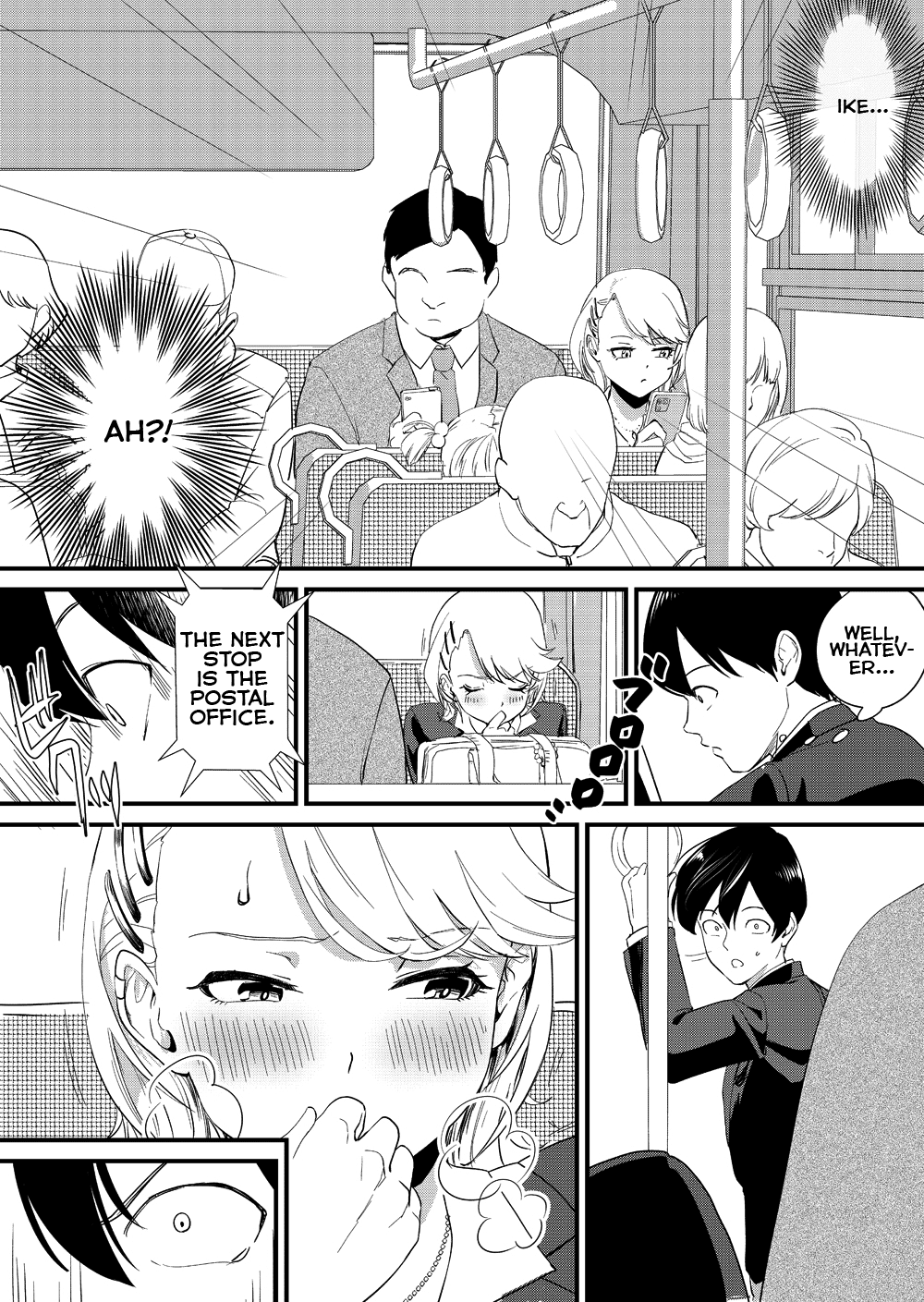 Gyaru Girl Climaxes on Bus [Bon Ho] 1 . Gyaru Girl Climaxes on Bus  - Chapter 1 [Bon Ho] – page 12