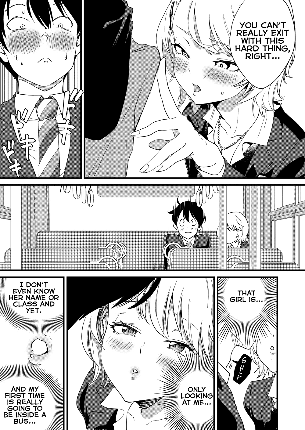 Gyaru Girl Climaxes on Bus [Bon Ho] 1 . Gyaru Girl Climaxes on Bus  - Chapter 1 [Bon Ho] – page 17