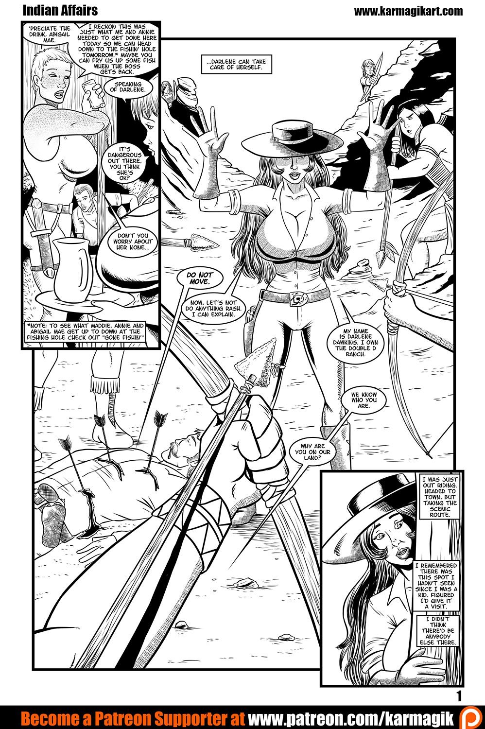 The Cowgirls Of The Double D Ranch [Karmagik] Indian Affairs - [Karmagik] – page 3
