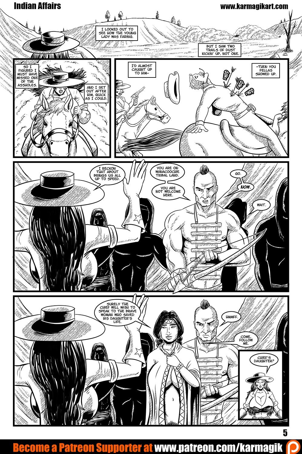 The Cowgirls Of The Double D Ranch [Karmagik] Indian Affairs - [Karmagik] – page 7