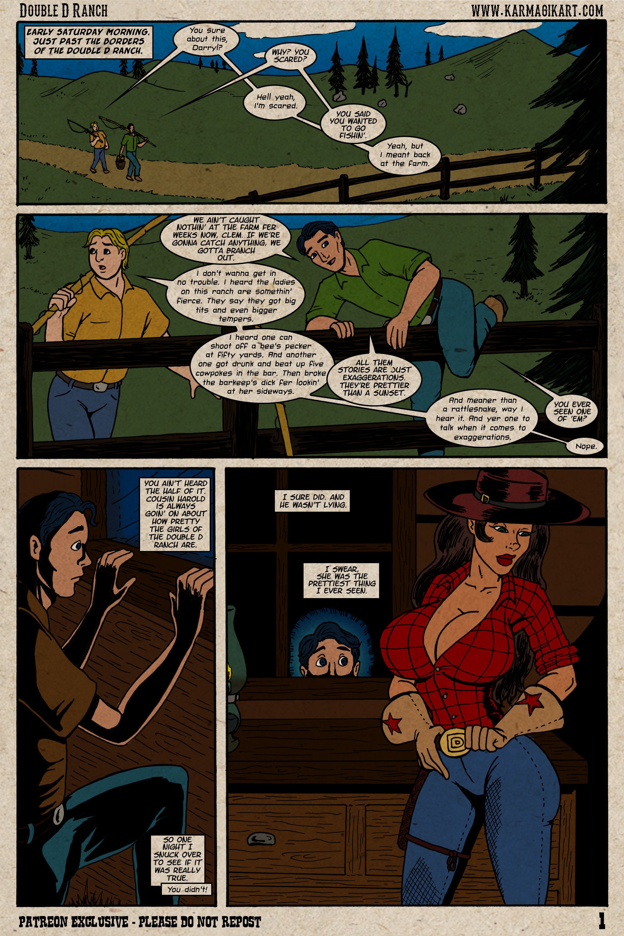 The Cowgirls Of The Double D Ranch [Karmagik] Gone Fishin' - [Karmagik] – page 2