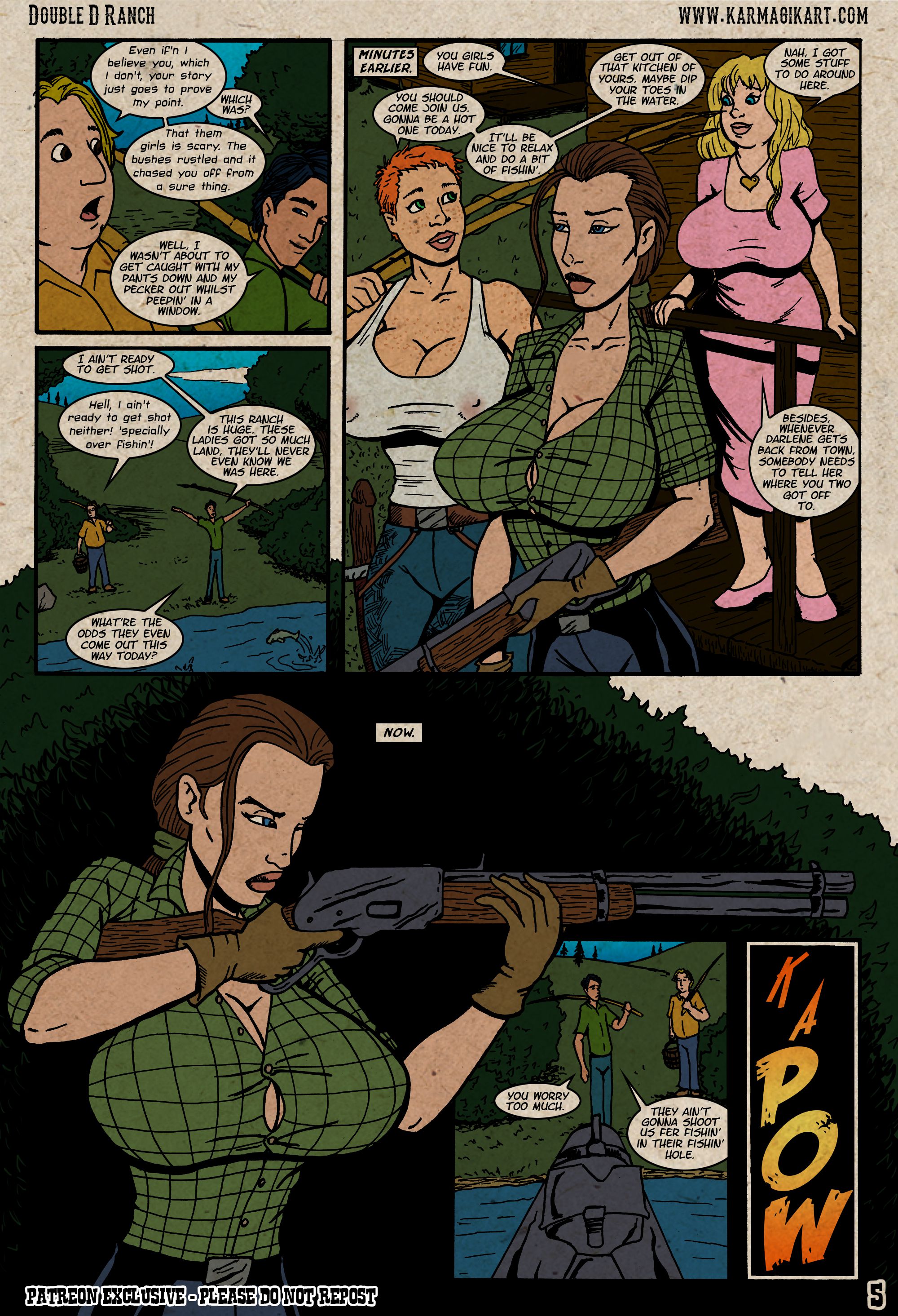 The Cowgirls Of The Double D Ranch [Karmagik] Gone Fishin' - [Karmagik] – page 6