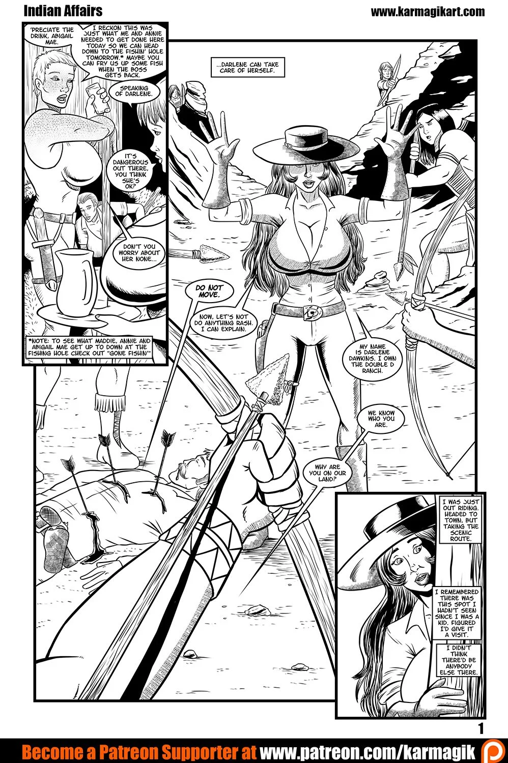 The Cowgirls Of The Double D Ranch [Karmagik] 2 . Indian Affairs - [Karmagik] – page 3