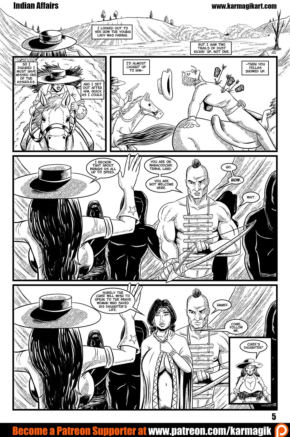 The Cowgirls Of The Double D Ranch [Karmagik] 2 . Indian Affairs - [Karmagik] – page 7