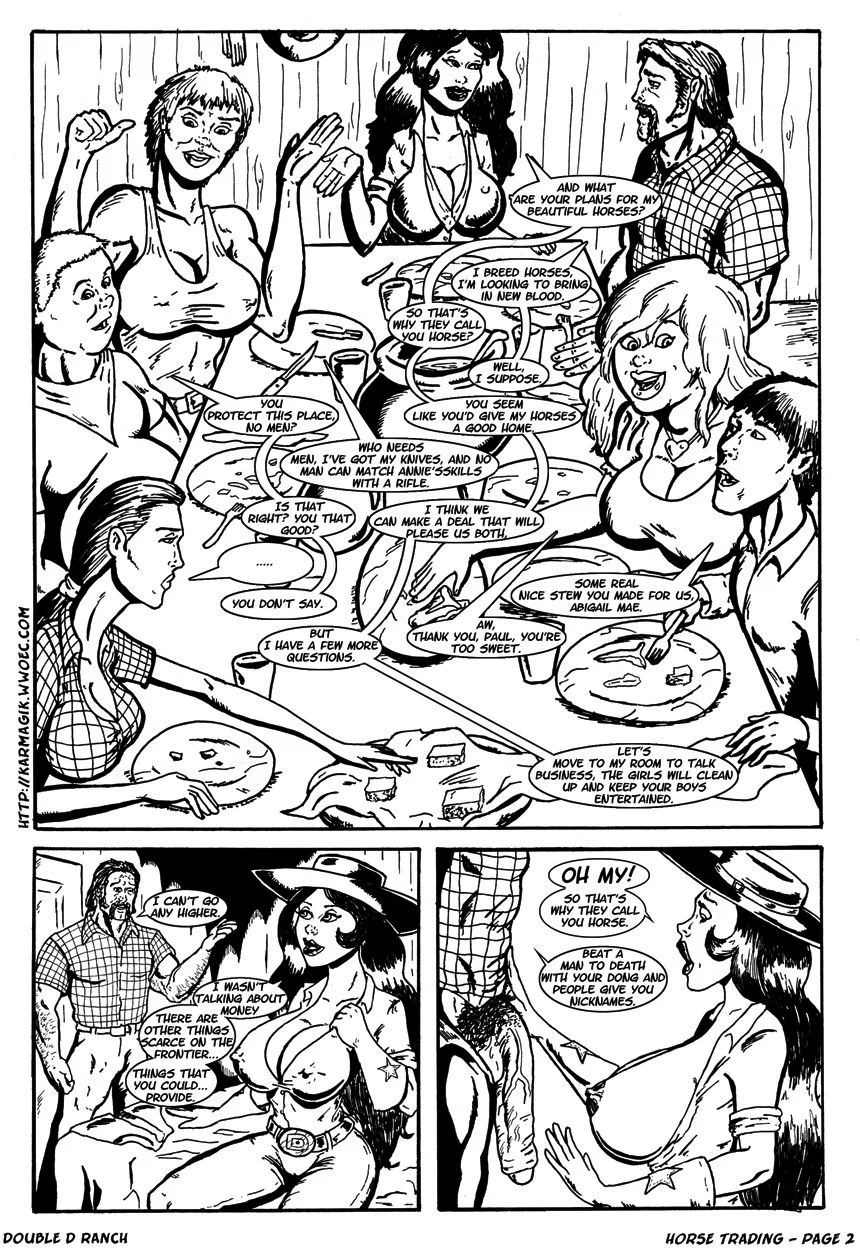 The Cowgirls Of The Double D Ranch [Karmagik] 0.1 . Horse Trading - [Karmagik] – page 2
