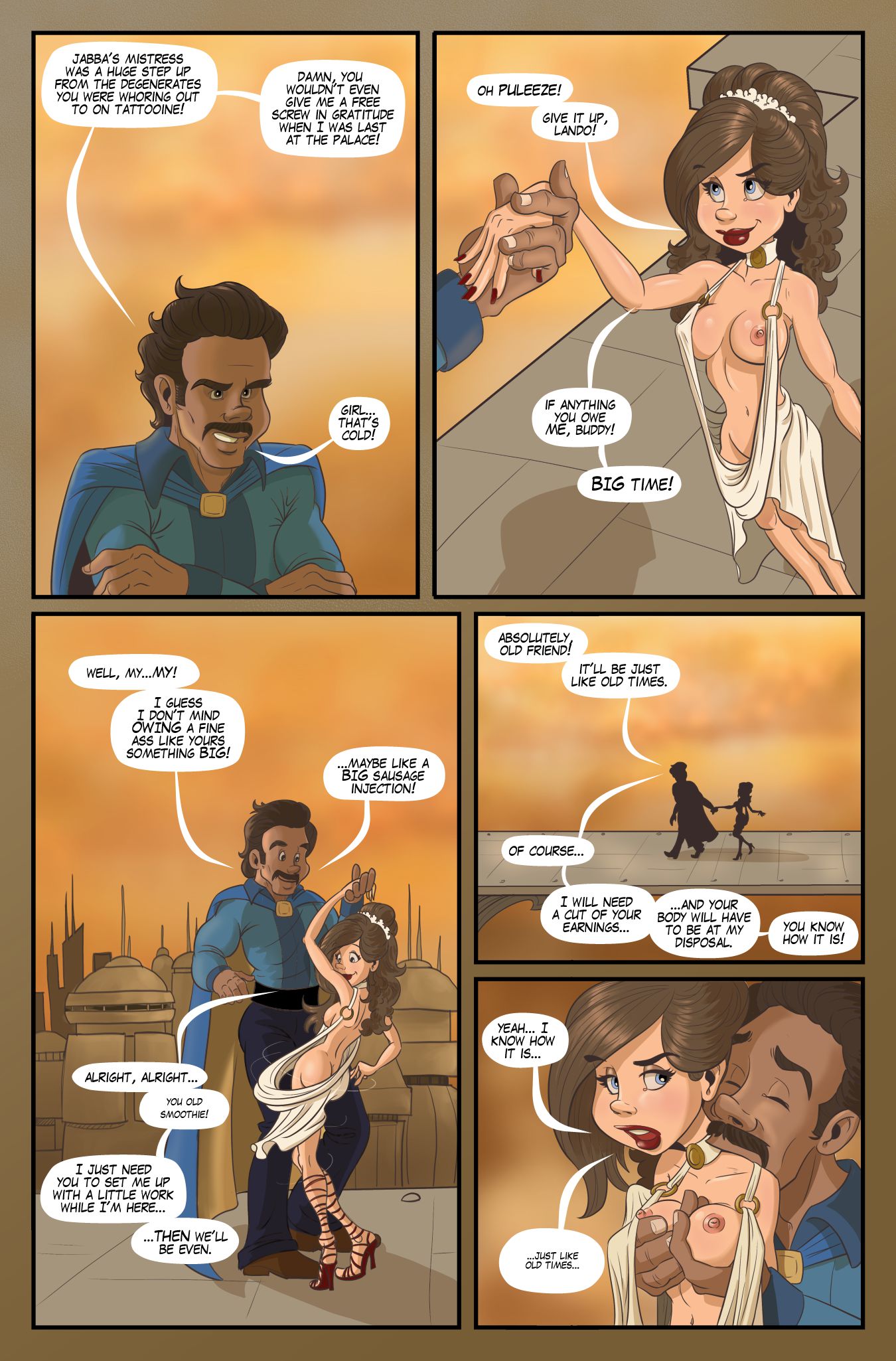 Star Whore: Hanna Solo (Star Wars) [Sinope] 1 . Star Whore: Hanna Solo - Chapter 1 (Star Wars) [Sinope] – page 9