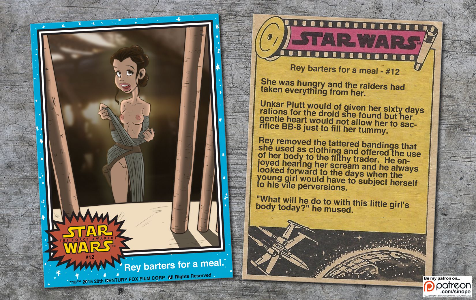 Star Whore: Hanna Solo (Star Wars) [Sinope] 0 . Star Whore Force Cards - (Star Wars) [Sinope] – page 2