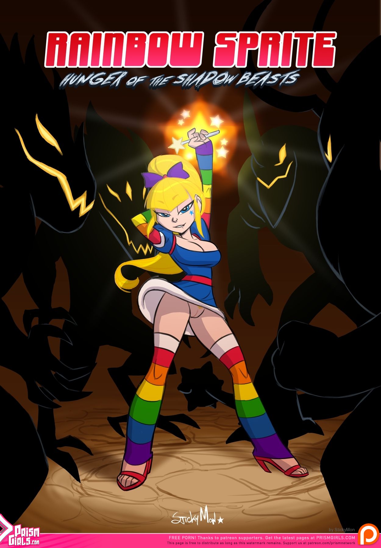 Rainbow Sprite: Hunger of the Shadow Beasts (Rainbow Brite) [StickyMon] 1 . Rainbow Sprite: Hunger of the Shadow Beasts - Chapter 1 (Rainbow Brite) [StickyMon] – page 1