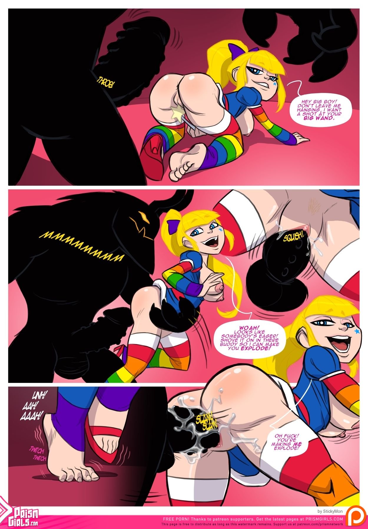 Rainbow Sprite: Hunger of the Shadow Beasts (Rainbow Brite) [StickyMon] 1 . Rainbow Sprite: Hunger of the Shadow Beasts - Chapter 1 (Rainbow Brite) [StickyMon] – page 13