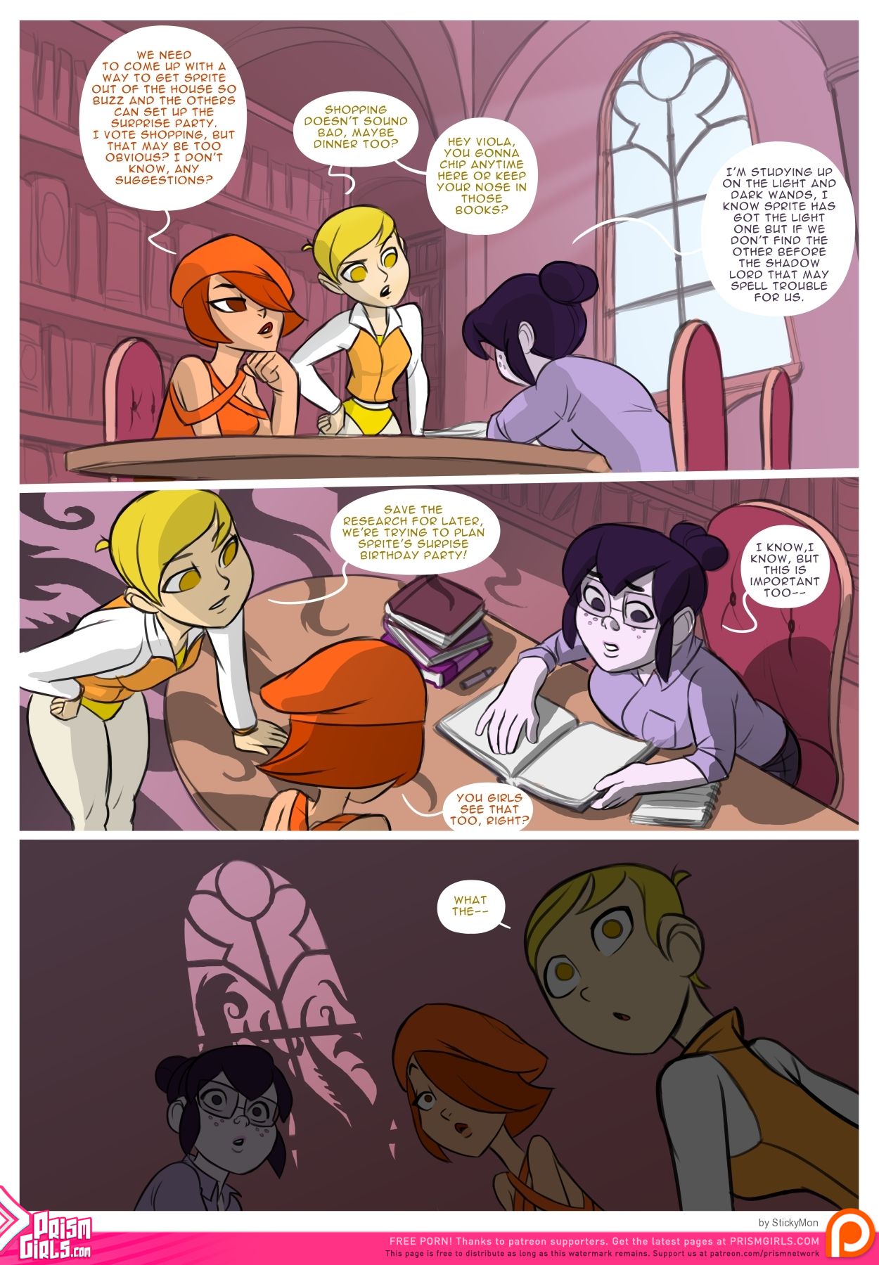 Rainbow Sprite: Hunger of the Shadow Beasts (Rainbow Brite) [StickyMon] 1 . Rainbow Sprite: Hunger of the Shadow Beasts - Chapter 1 (Rainbow Brite) [StickyMon] – page 3