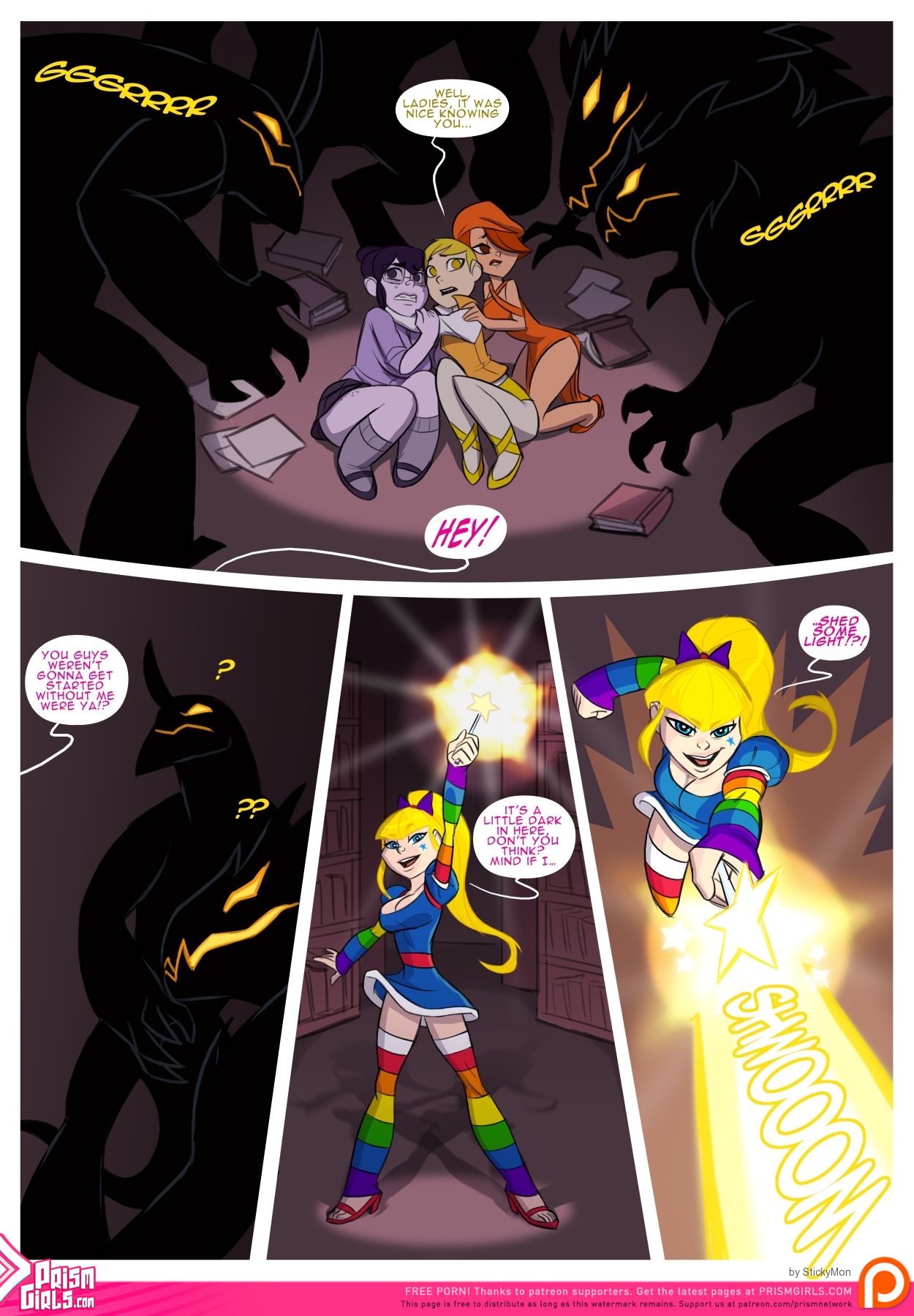 Rainbow Sprite: Hunger of the Shadow Beasts (Rainbow Brite) [StickyMon] 1 . Rainbow Sprite: Hunger of the Shadow Beasts - Chapter 1 (Rainbow Brite) [StickyMon] – page 7