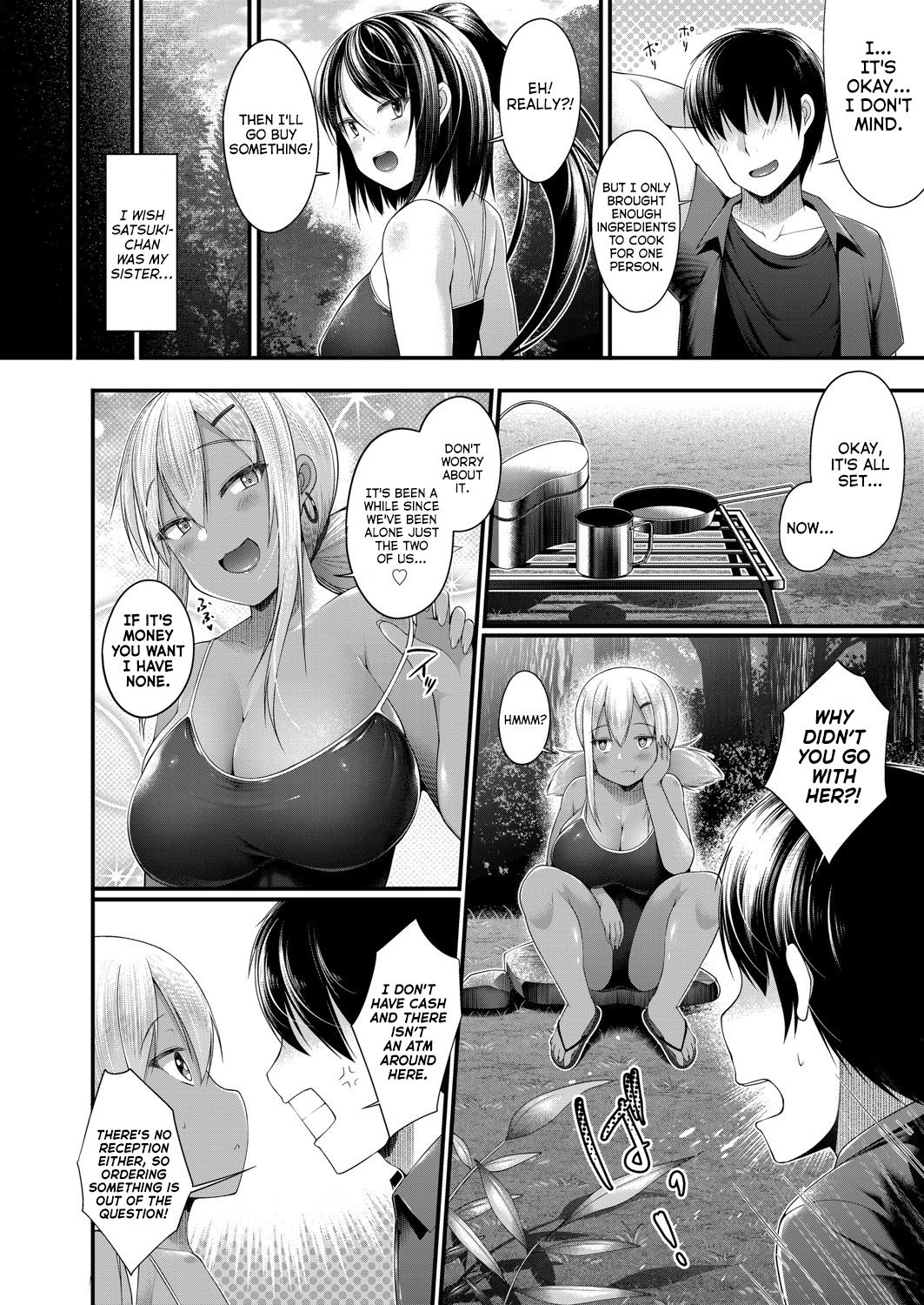 Hitori Camp o Shite itara Kuro Gal JK [Kotoba Ai] 1 . Hitori Camp o Shite itara Kuro Gal JK - Chapter 1 [Kotoba Ai] – page 8