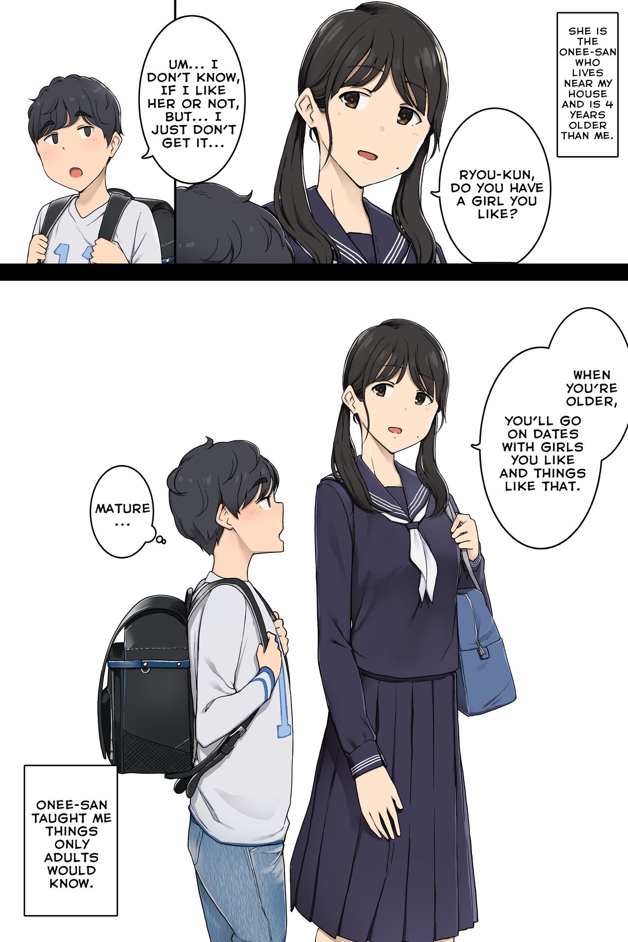 A childhood friend who teaches me about adults [Wakamatsu] 1 . A childhood friend who teaches me about adults - Chapter 1 [Wakamatsu] – page 1