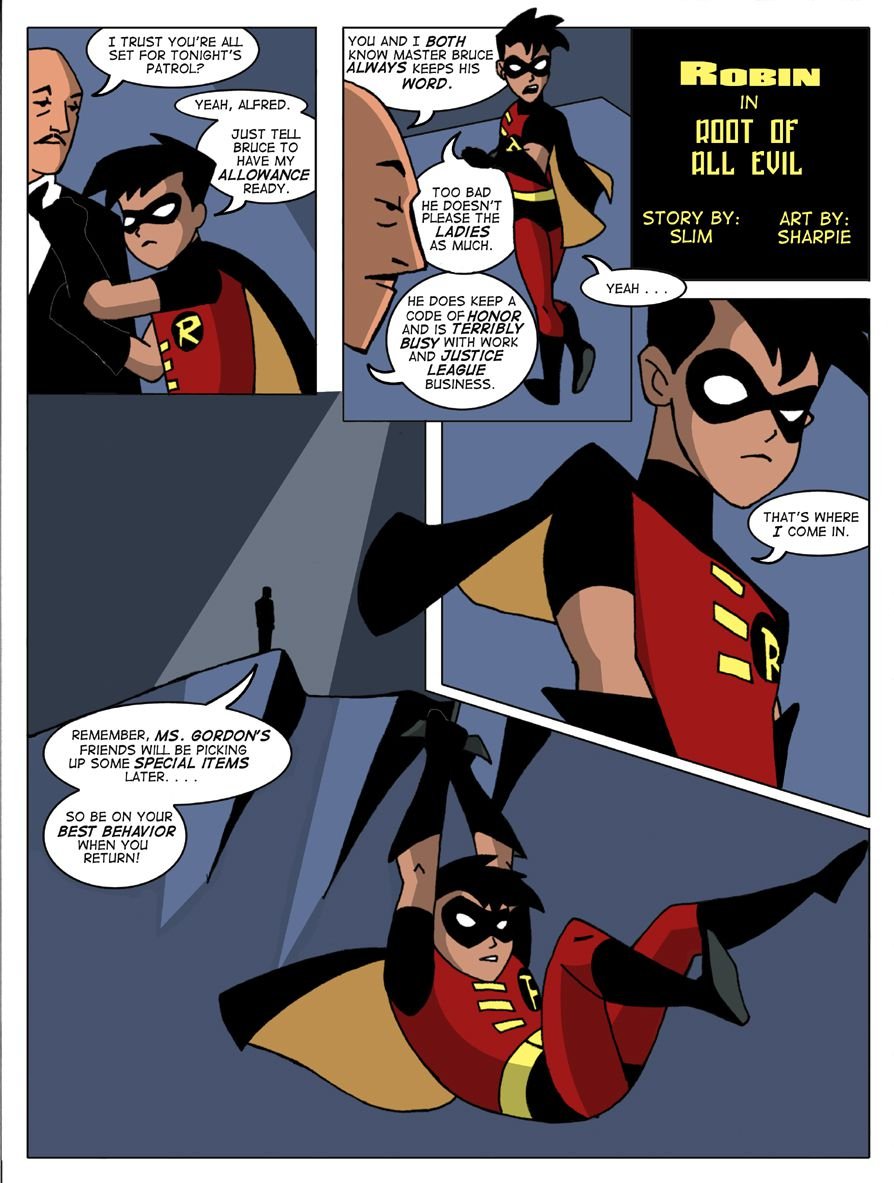Root Of All Evil (Batman) [Sharpie] 1 . Root Of All Evil - Chapter 1 (Batman) [Sharpie] – page 1