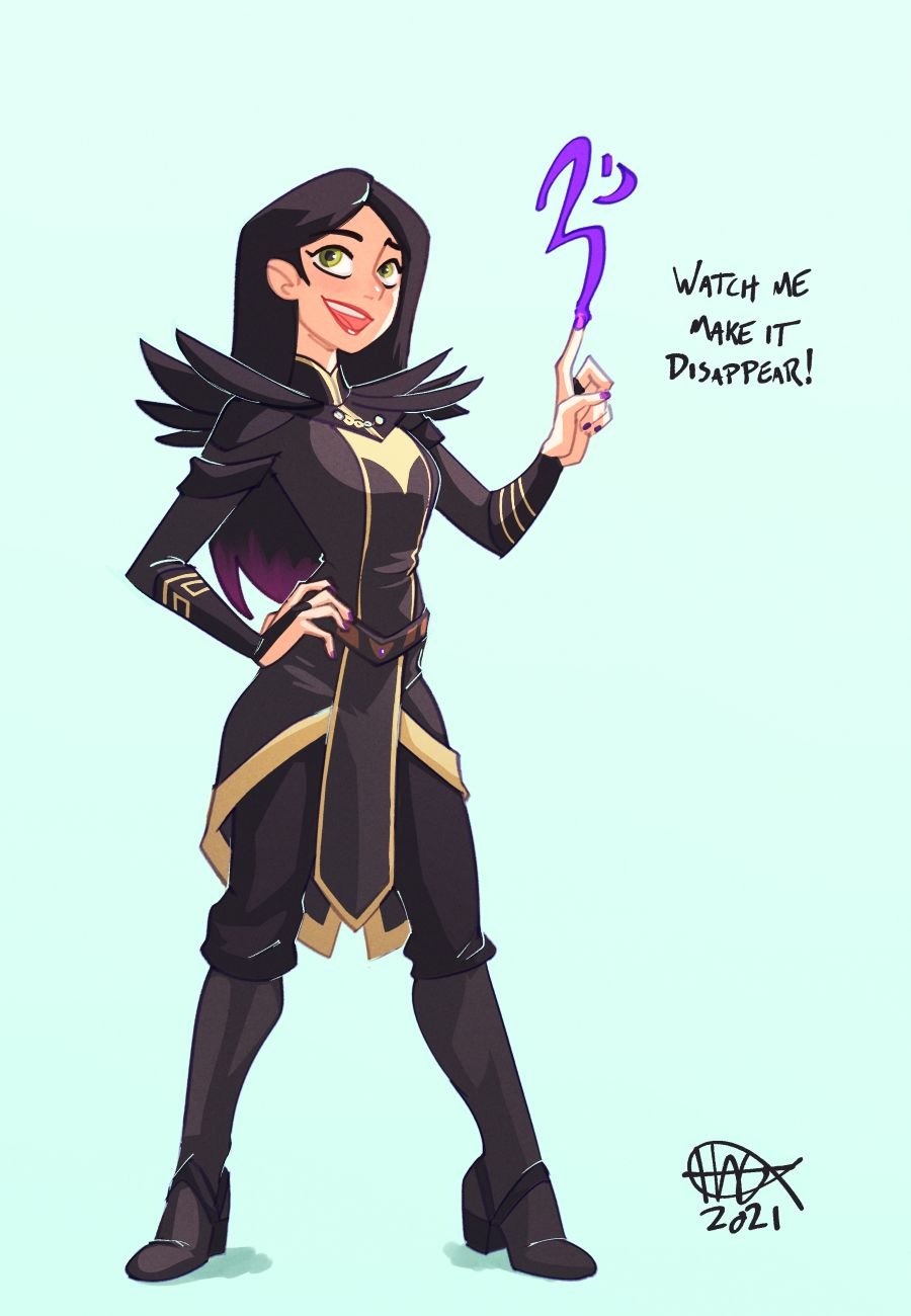 Strip Game [Hagfish] Strip Game - Claudia (The Dragon Prince) - [Hagfish] – page 1