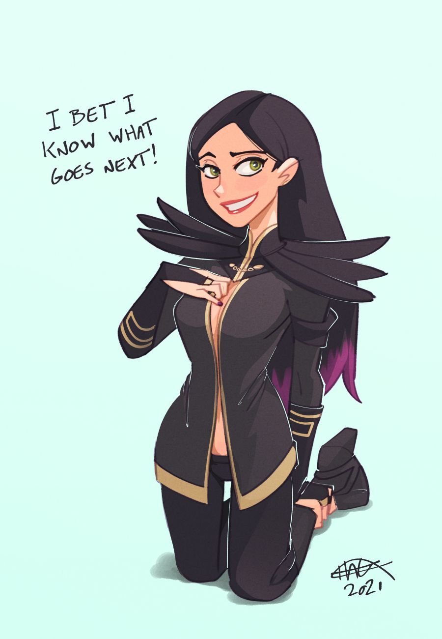 Strip Game [Hagfish] Strip Game - Claudia (The Dragon Prince) - [Hagfish] – page 2