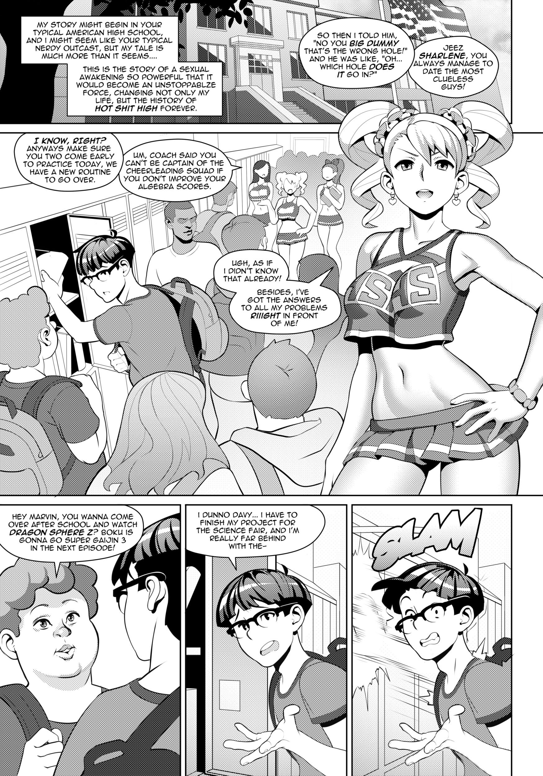 Hot Shit High [Erotibot] 1 . Hot Shit High - Chapter 1 [Erotibot] – page 4