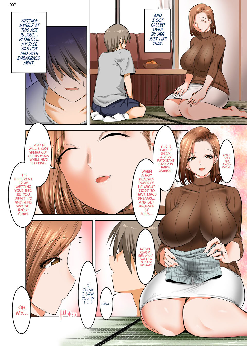 Gentle Stepmom Can’t Refuse Her Son’s Pleading [Shuten Douji] 1 . Gentle Stepmom Can't Refuse Her Son's Pleading - Chapter 1 [Shuten Douji] – page 7