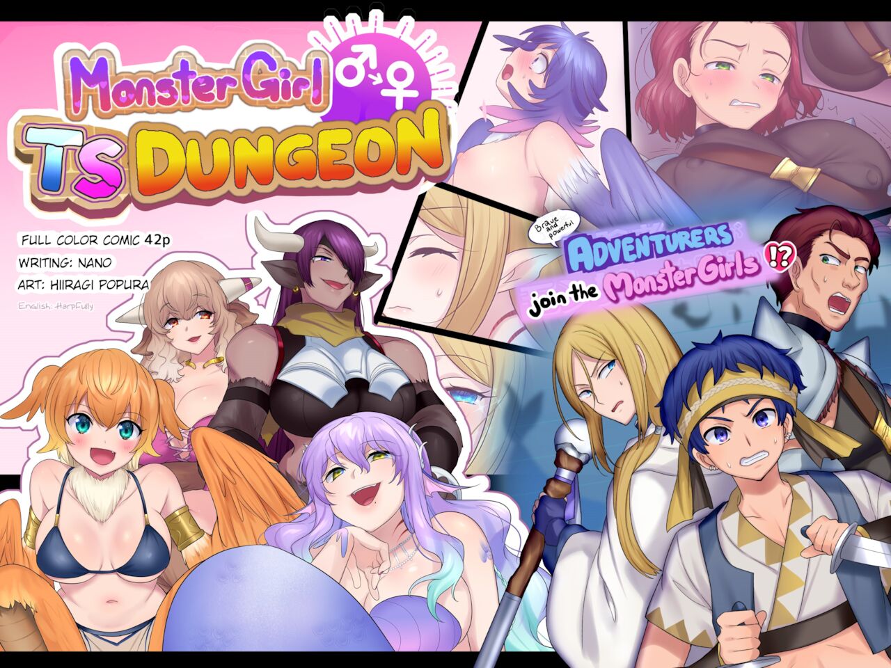 Monster Girl TS Dungeon [Hiiragi Popura, Nano] 1 . Monster Girl TS Dungeon - Chapter 1 [Hiiragi Popura, Nano] – page 1