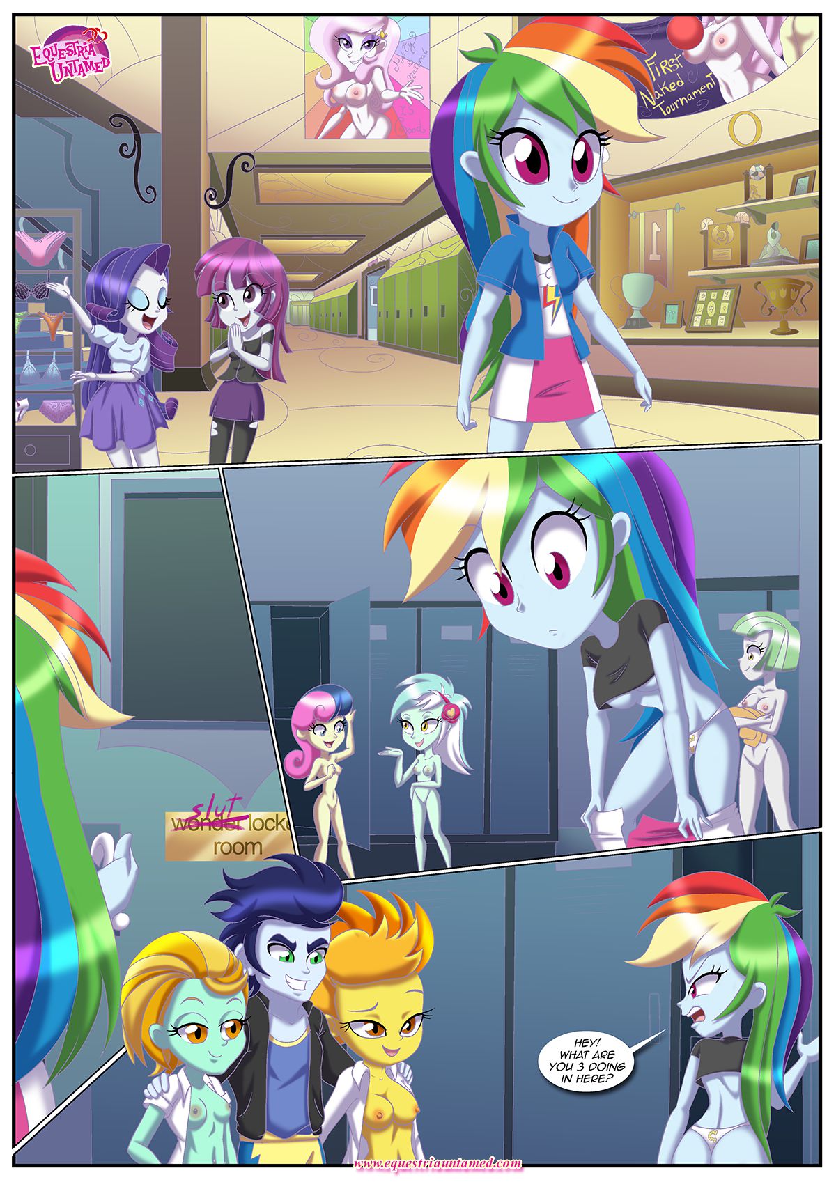 Sex Reeducation (My Little Pony – Equestria Girls) [Palcomix] 1 . Sex Reeducation - Chapter 1 (My Little Pony - Equestria Girls) [Palcomix] – page 2