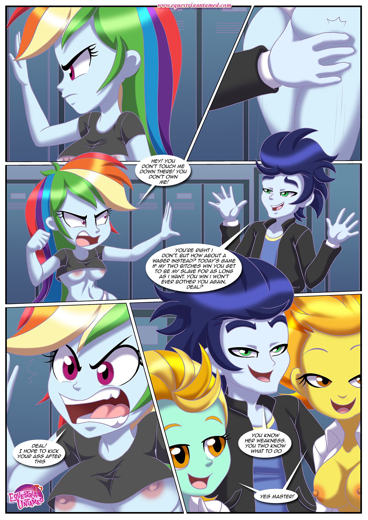 Sex Reeducation (My Little Pony – Equestria Girls) [Palcomix] 1 . Sex Reeducation - Chapter 1 (My Little Pony - Equestria Girls) [Palcomix] – page 4