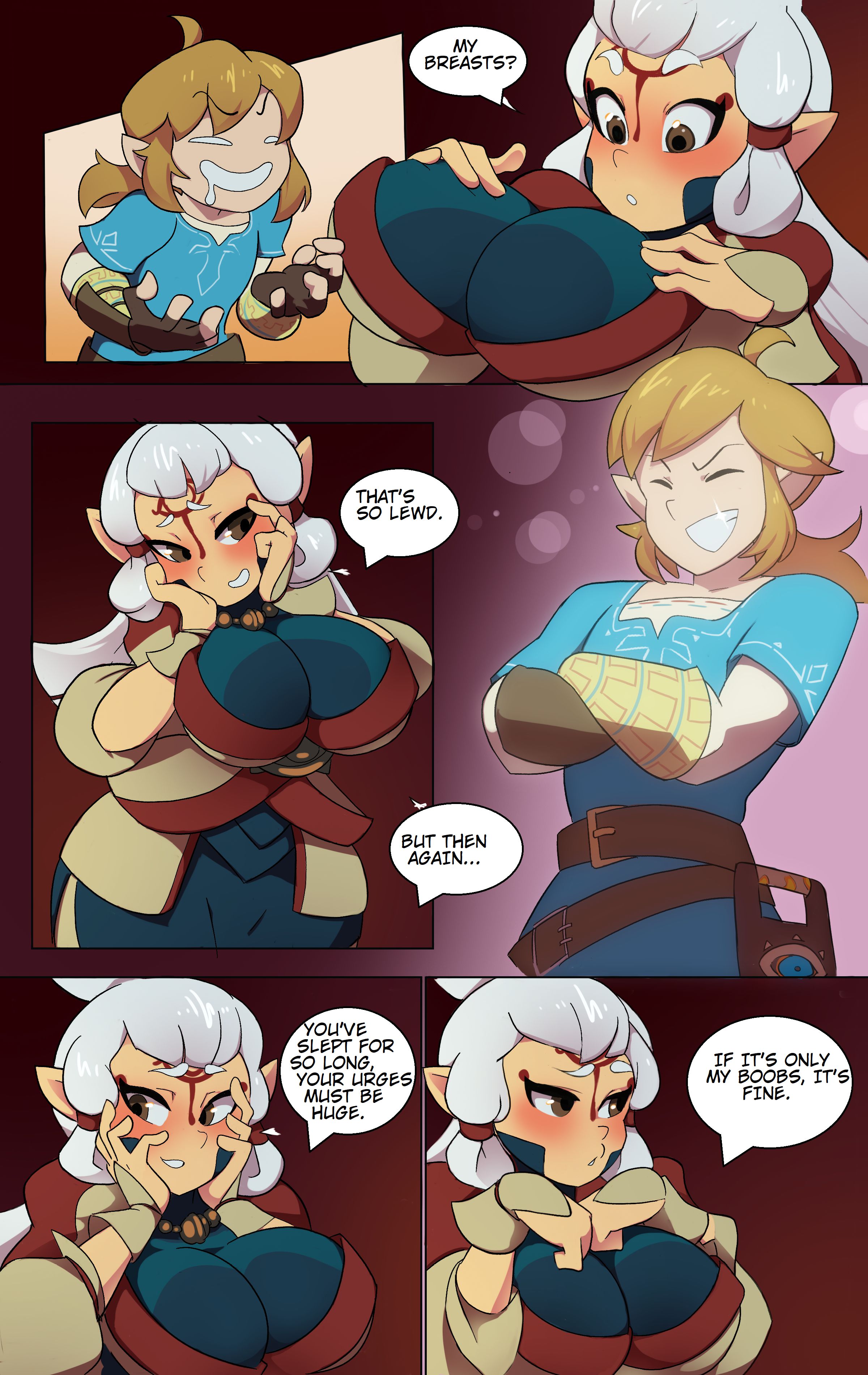 Her Load to Bear (The Legend of Zelda: Breath of the Wild) [Schpicy] 1 . Her Load to Bear - Chapter 1 (The Legend of Zelda: Breath of the Wild) [Schpicy] – page 3