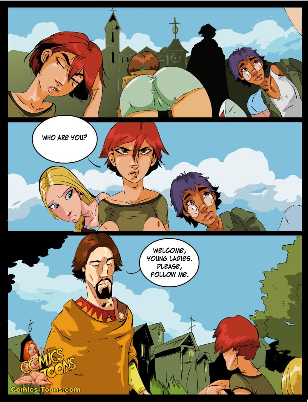 W.I.T.C.H. [Okunev] 1 . W.I.T.C.H. - Chapter 1 [Okunev] – page 7