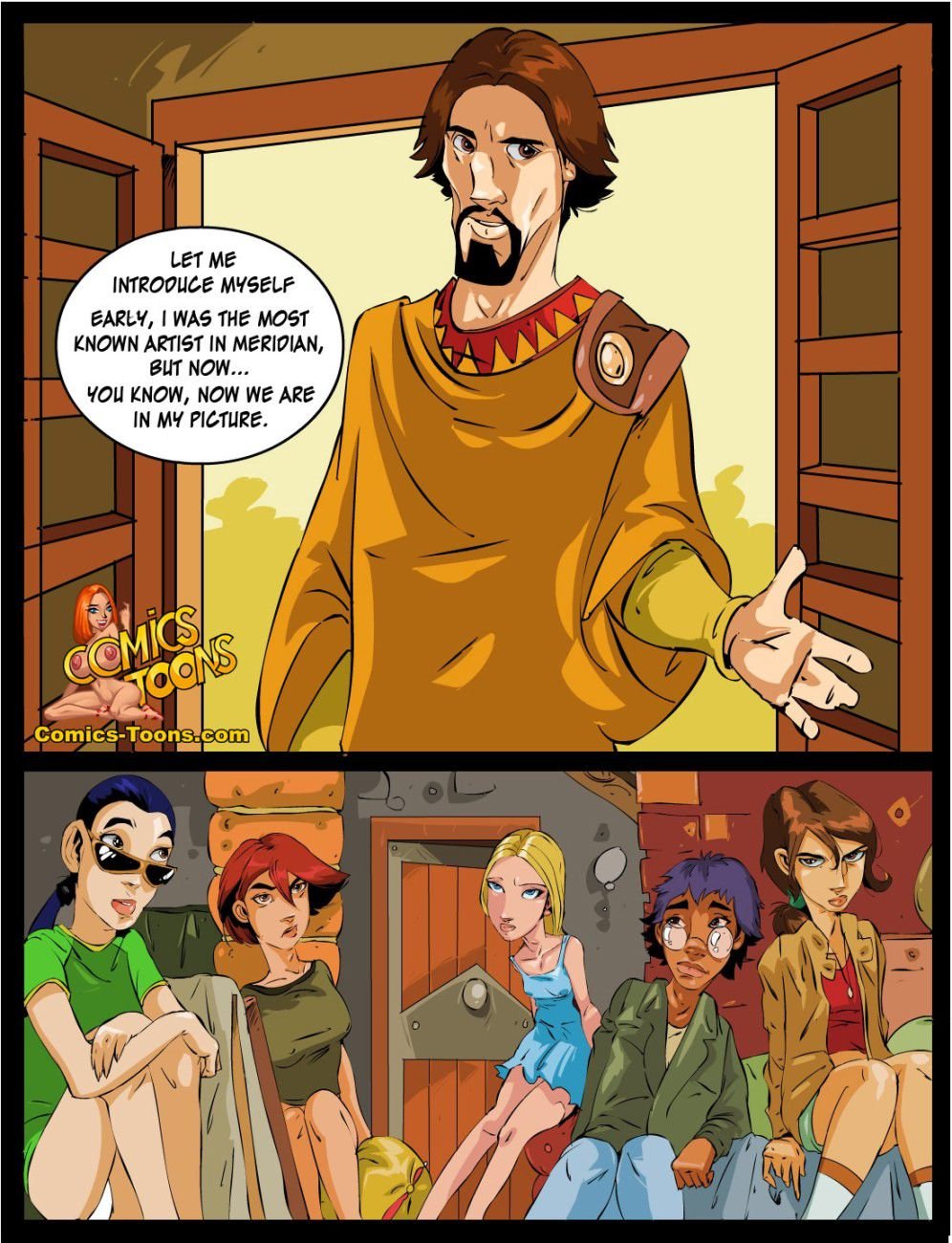 W.I.T.C.H. [Okunev] 1 . W.I.T.C.H. - Chapter 1 [Okunev] – page 8