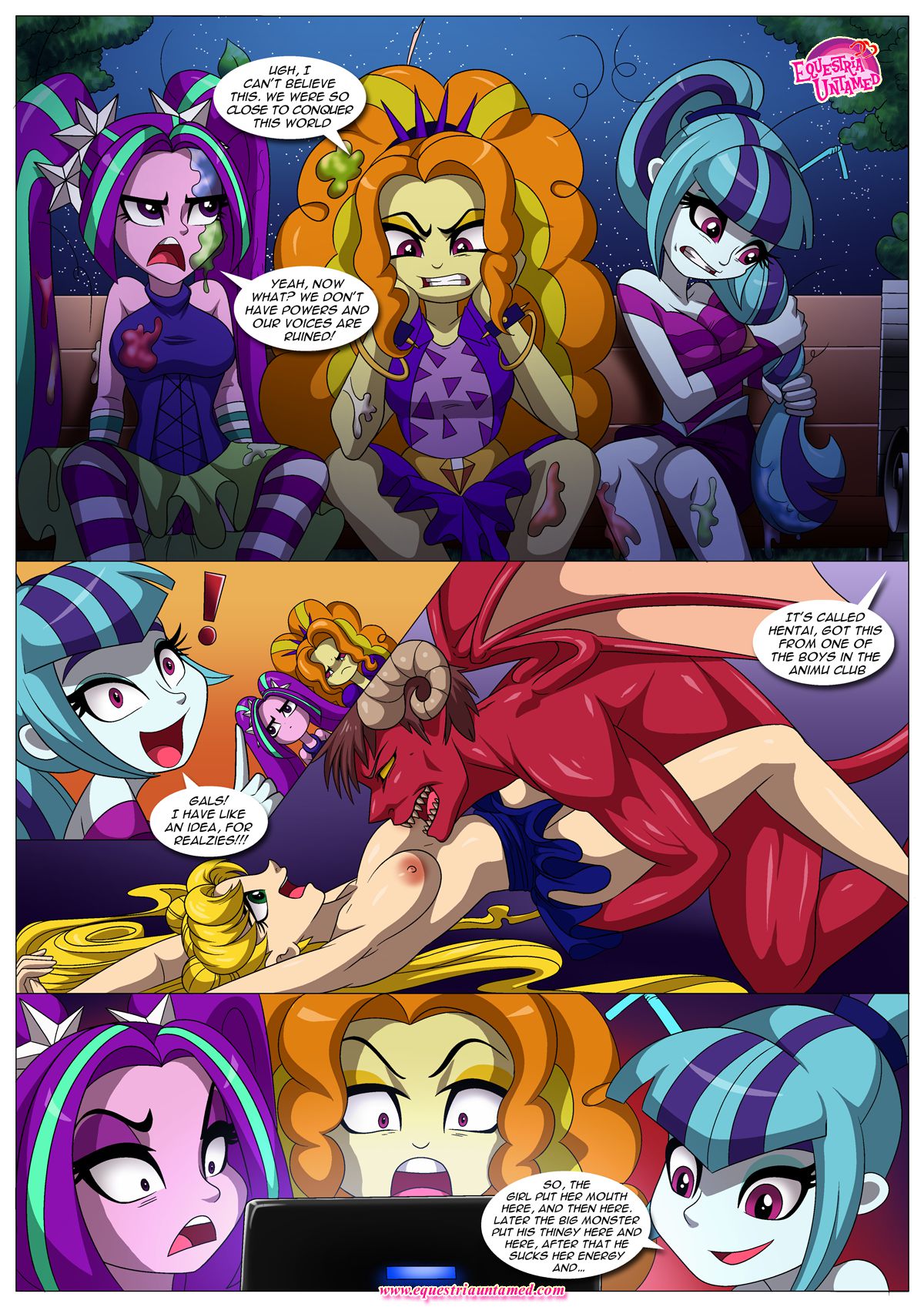 The Dazzlings Revenge (My Little Pony – Equestria Girls) [Palcomix] 1 . The Dazzlings Revenge - Chapter 1 (My Little Pony - Equestria Girls) [Palcomix] – page 2