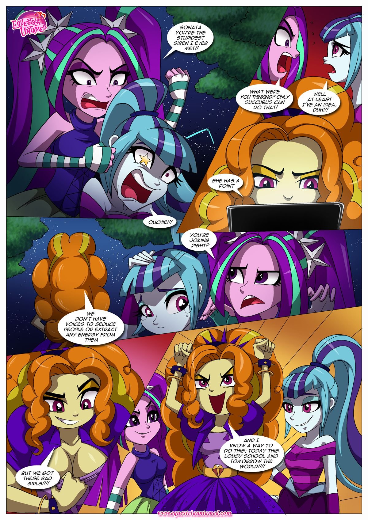 The Dazzlings Revenge (My Little Pony – Equestria Girls) [Palcomix] 1 . The Dazzlings Revenge - Chapter 1 (My Little Pony - Equestria Girls) [Palcomix] – page 3