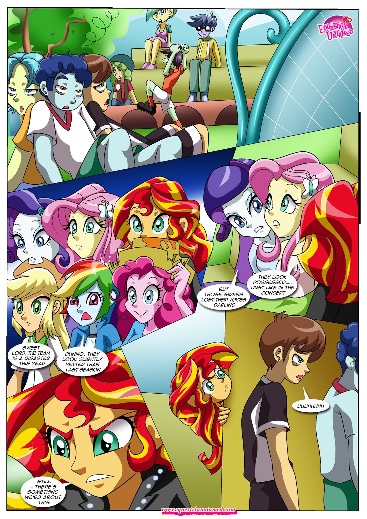 The Dazzlings Revenge (My Little Pony – Equestria Girls) [Palcomix] 1 . The Dazzlings Revenge - Chapter 1 (My Little Pony - Equestria Girls) [Palcomix] – page 8