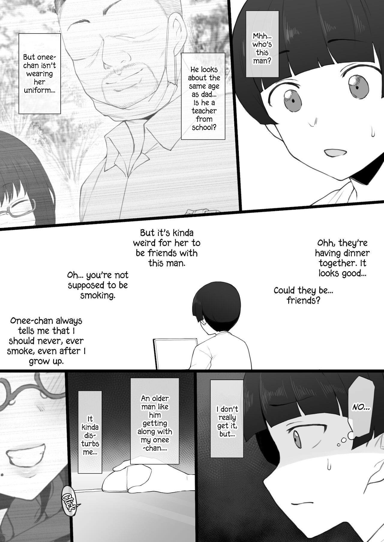 On the Laptop My Beloved Big Sister Lent Me… [Terasu MC] 1 . On the Laptop My Beloved Big Sister Lent Me… - Chapter 1 [Terasu MC] – page 6