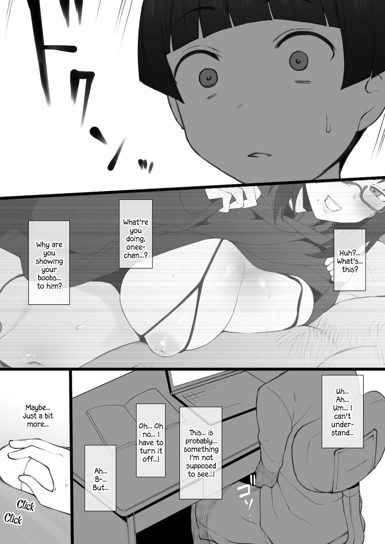 On the Laptop My Beloved Big Sister Lent Me… [Terasu MC] 1 . On the Laptop My Beloved Big Sister Lent Me… - Chapter 1 [Terasu MC] – page 8
