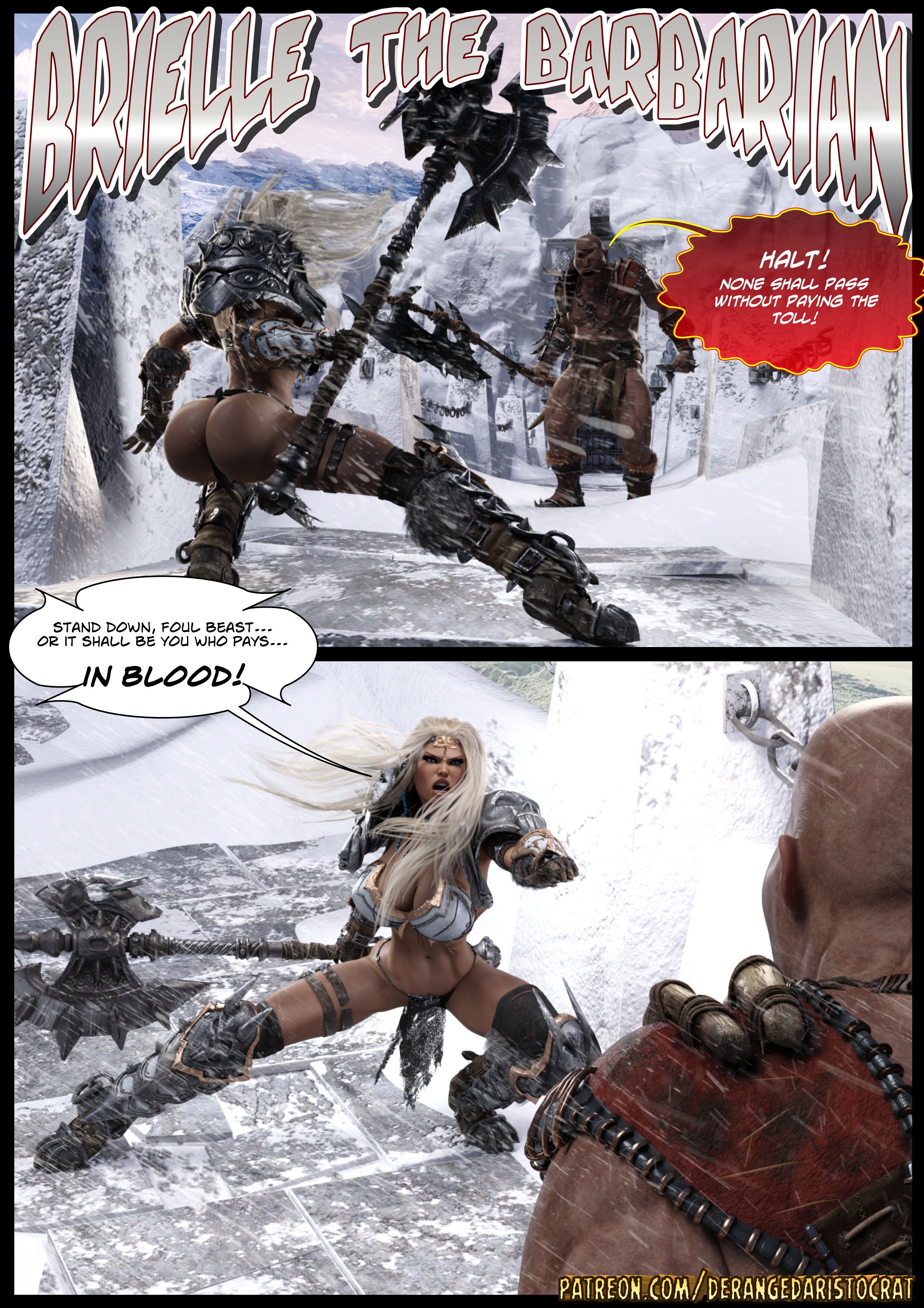Brielle The Barbarian [Deranged Aristocrat] 1 . Brielle The Barbarian - Chapter 1 [Deranged Aristocrat] – page 1