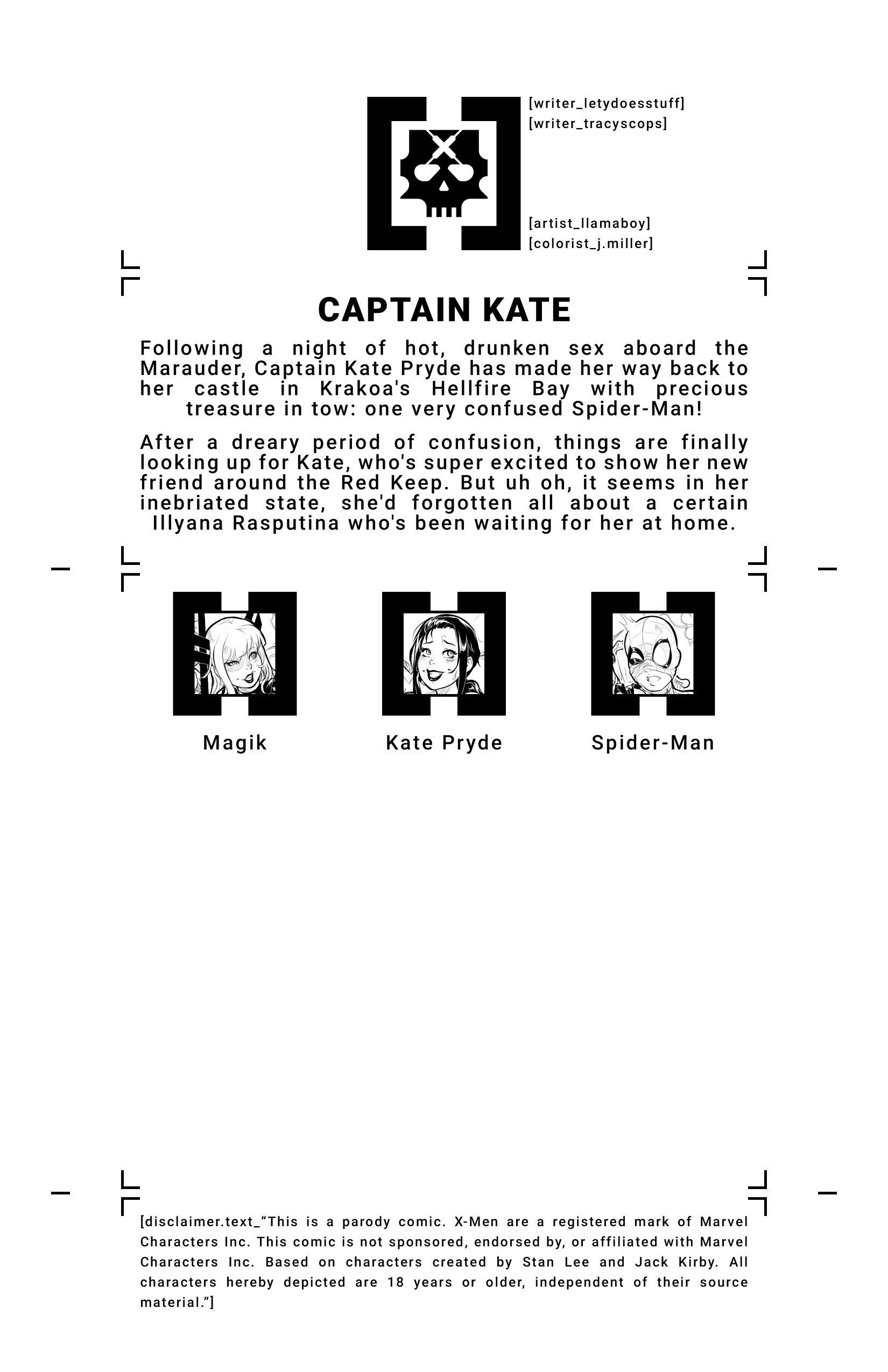 House Of XXX – Captain Kate (Spider-Man) [Tracy Scops] 2 . House Of XXX - Captain Kate - Chapter 2 (Spider-Man) [Tracy Scops] – page 2