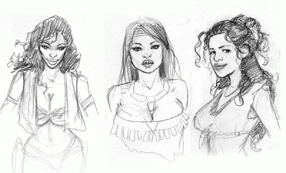 Artworks, Pinups, And More [BlackNWhiteComics] Sketches - [BlackNWhiteComics] – page 2
