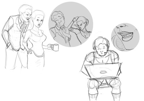 Artworks, Pinups, And More [BlackNWhiteComics] Sketches - [BlackNWhiteComics] – page 28