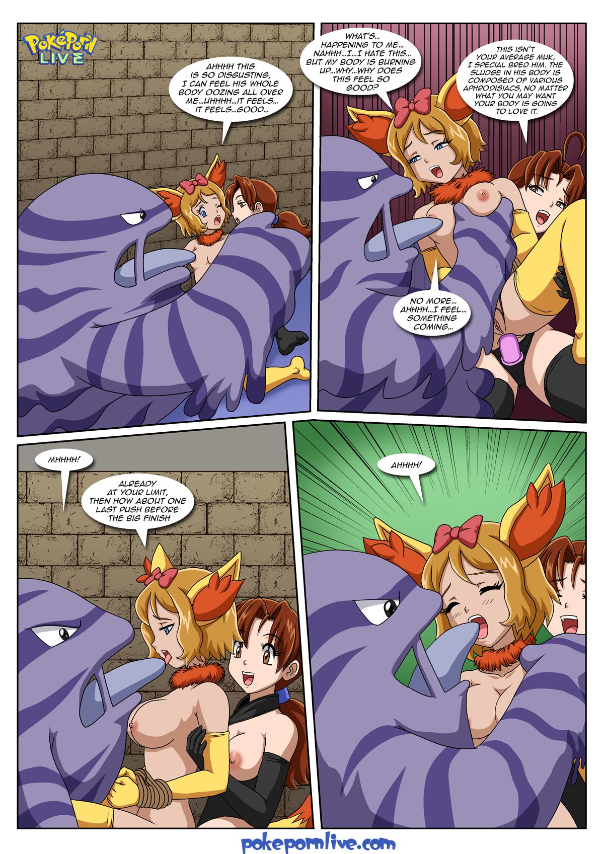Mistress Ketchum’s PokeBitches (Pokemon) [Palcomix] 1 . Mistress Ketchum's PokeBitches - Chapter 1 (Pokemon) [Palcomix] – page 14