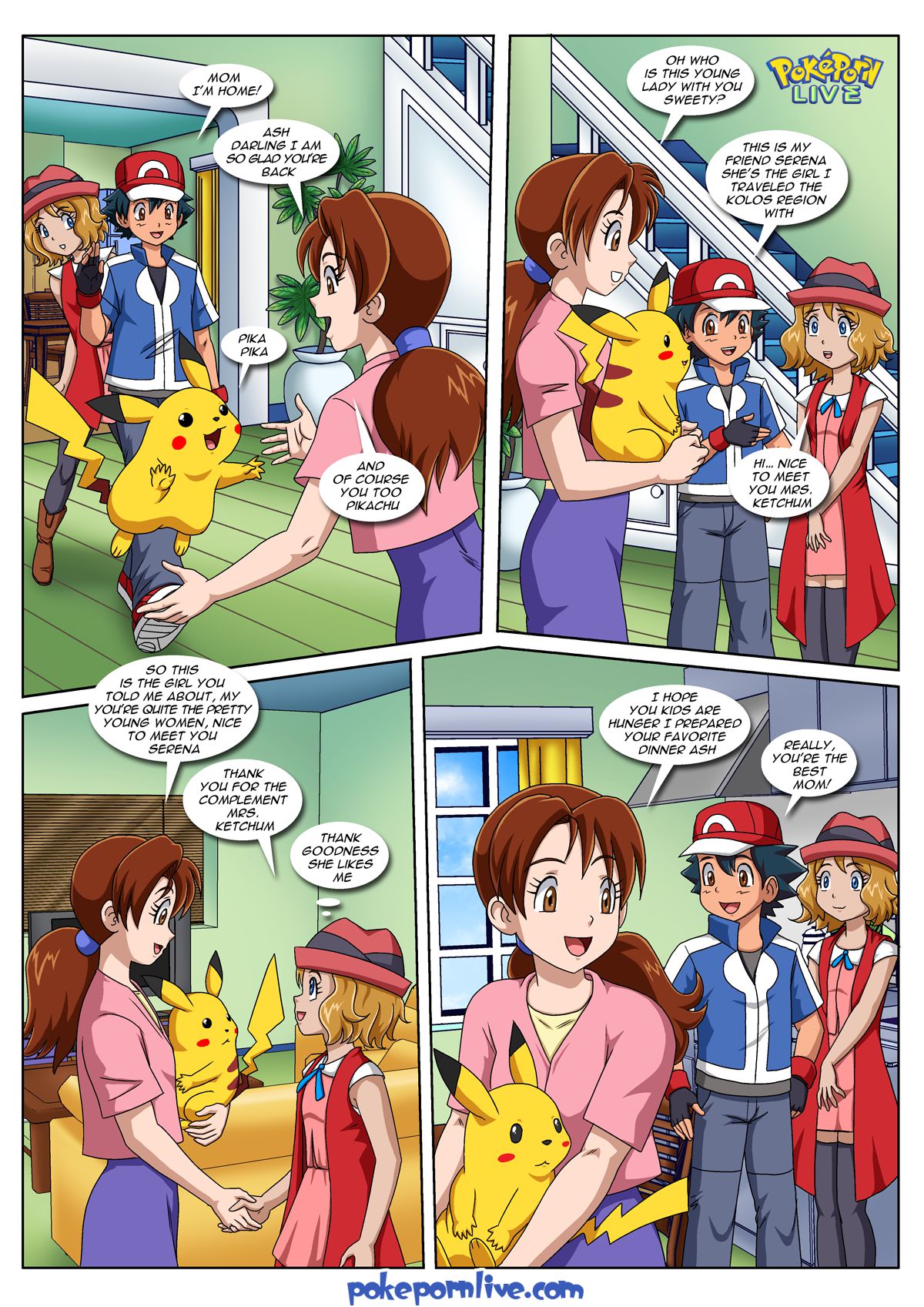 Mistress Ketchum’s PokeBitches (Pokemon) [Palcomix] 1 . Mistress Ketchum's PokeBitches - Chapter 1 (Pokemon) [Palcomix] – page 3