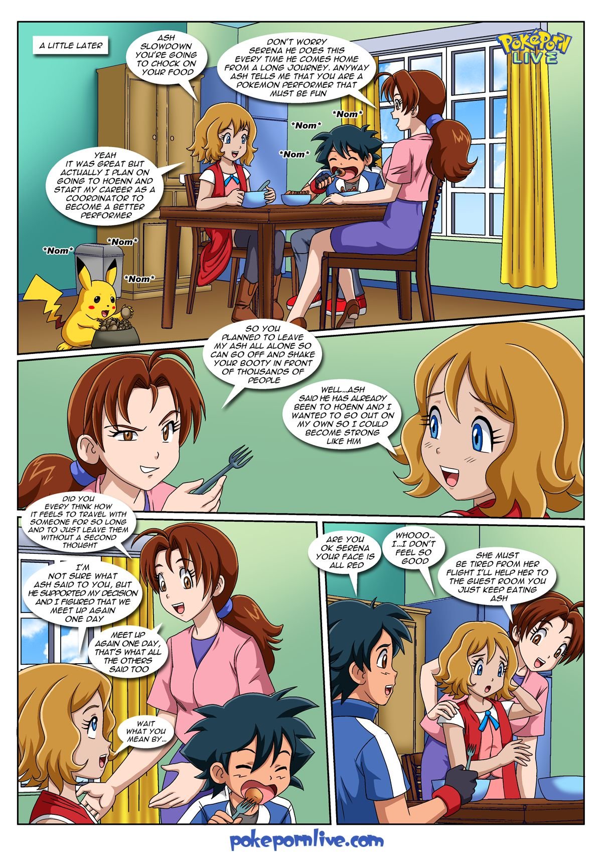 Mistress Ketchum’s PokeBitches (Pokemon) [Palcomix] 1 . Mistress Ketchum's PokeBitches - Chapter 1 (Pokemon) [Palcomix] – page 4