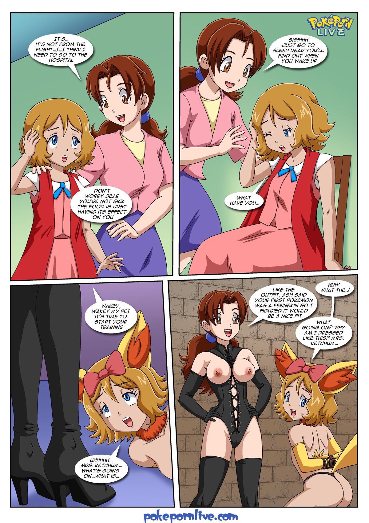 Mistress Ketchum’s PokeBitches (Pokemon) [Palcomix] 1 . Mistress Ketchum's PokeBitches - Chapter 1 (Pokemon) [Palcomix] – page 5