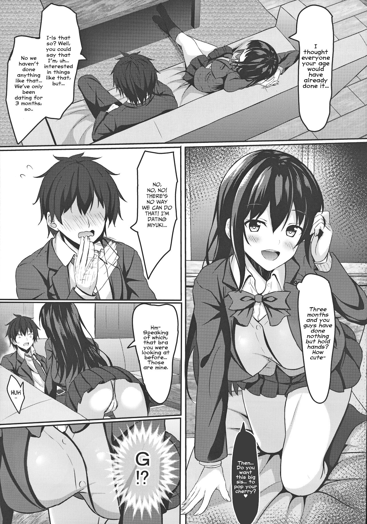 First year middle schooler me and my girlfriend jk’s big sister [Aikawa Tatsuki] 1 . First year middle schooler me and my girlfriend jk's big sister - Chapter 1 [Aikawa Tatsuki] – page 8