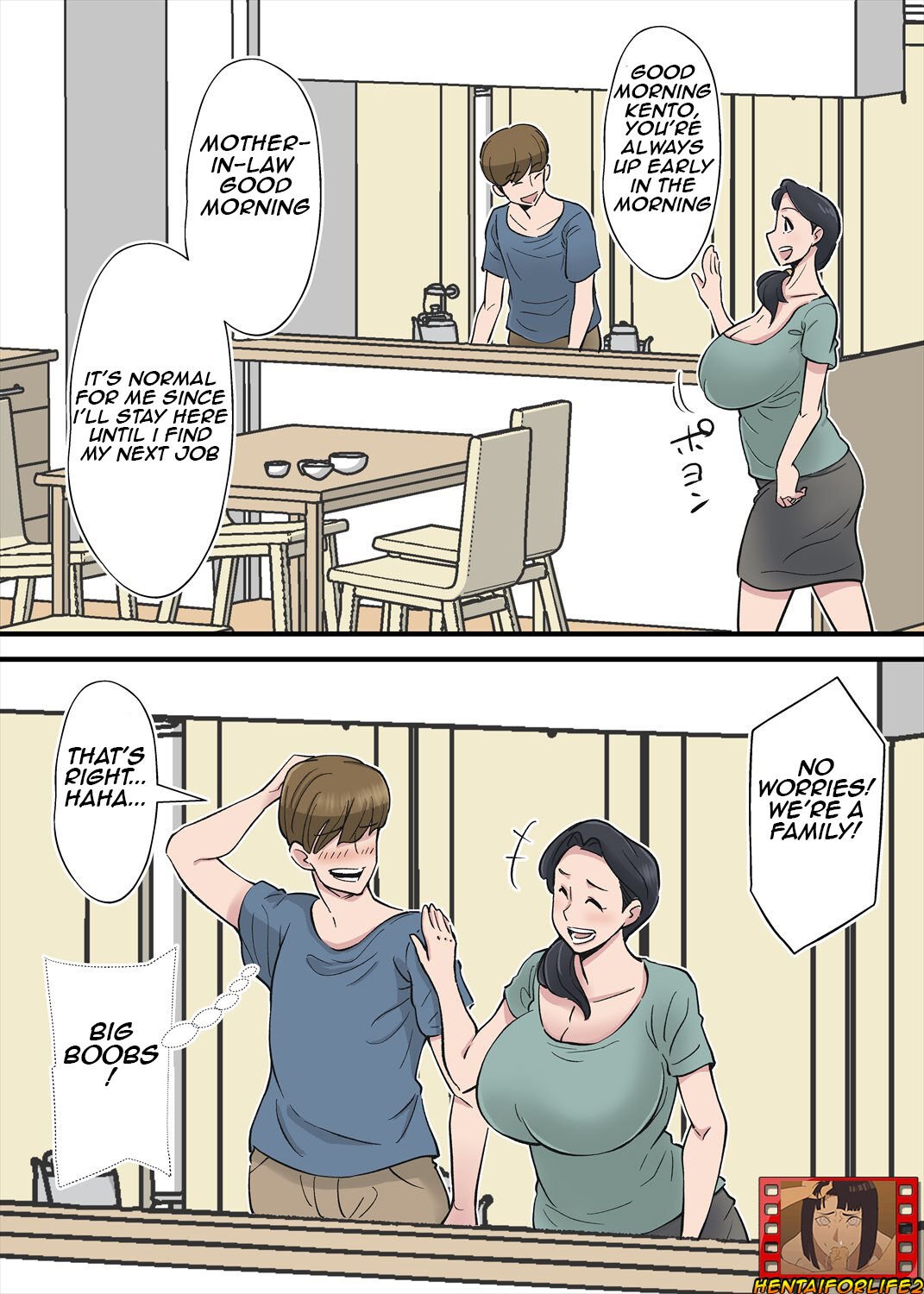I want to cuckcold my wife with mother-in-law’s big breasts [Nobishiro] 1 . I want to cuckcold my wife with mother-in-law's big breasts - Chapter 1 [Nobishiro] – page 2