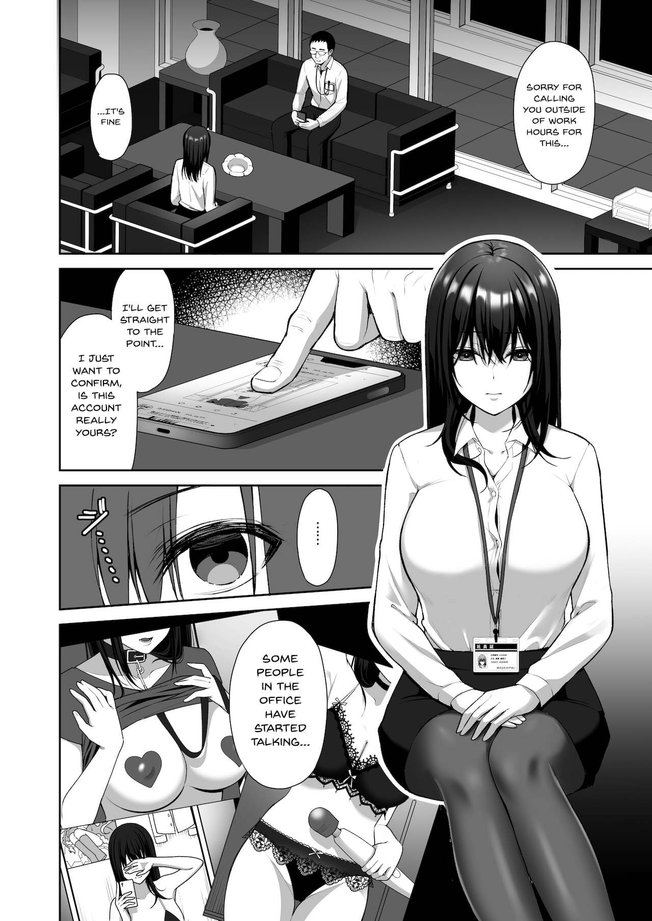 An Office Lady’s Behind The Scenes Masochistic Onahole Training [Yuzuri Ai] 1 . An Office Lady's Behind The Scenes Masochistic Onahole Training - Chapter 1 [Yuzuri Ai] – page 3
