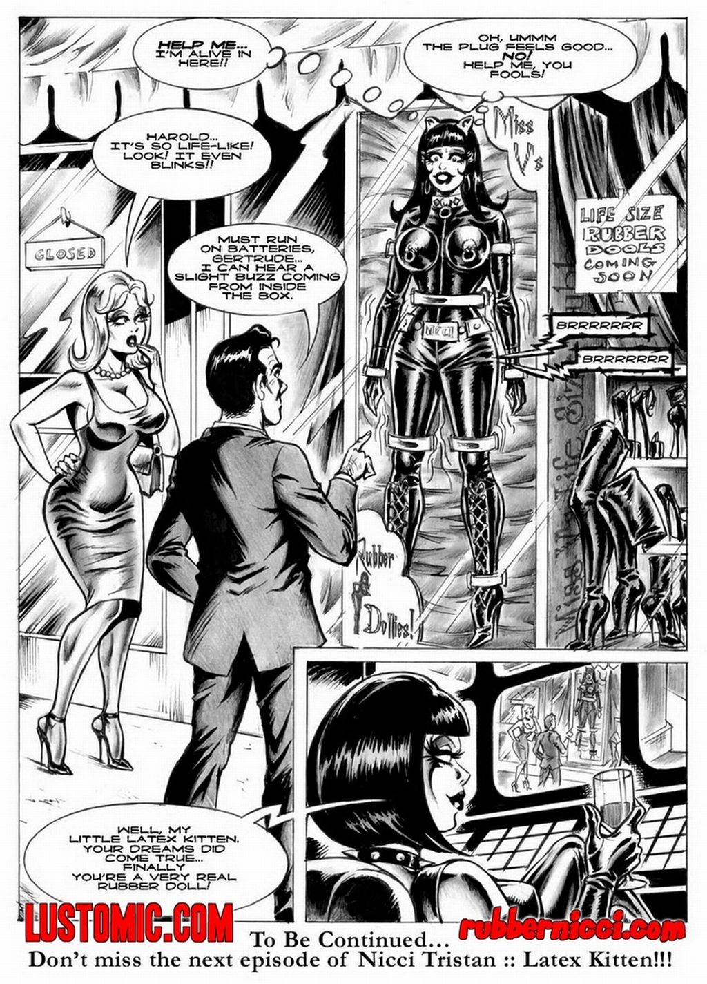 Nicci Tristan The Latex Kitten [Lustomic] 2 . Nicci Tristan The Latex Kitten - Kitty's Gotta Work It! - Chapter 2 [Lustomic] – page 10