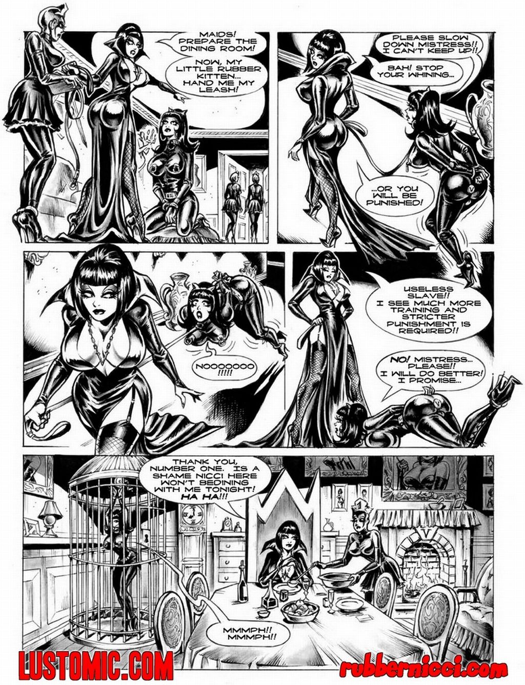 Nicci Tristan The Latex Kitten [Lustomic] 2 . Nicci Tristan The Latex Kitten - Kitty's Gotta Work It! - Chapter 2 [Lustomic] – page 4
