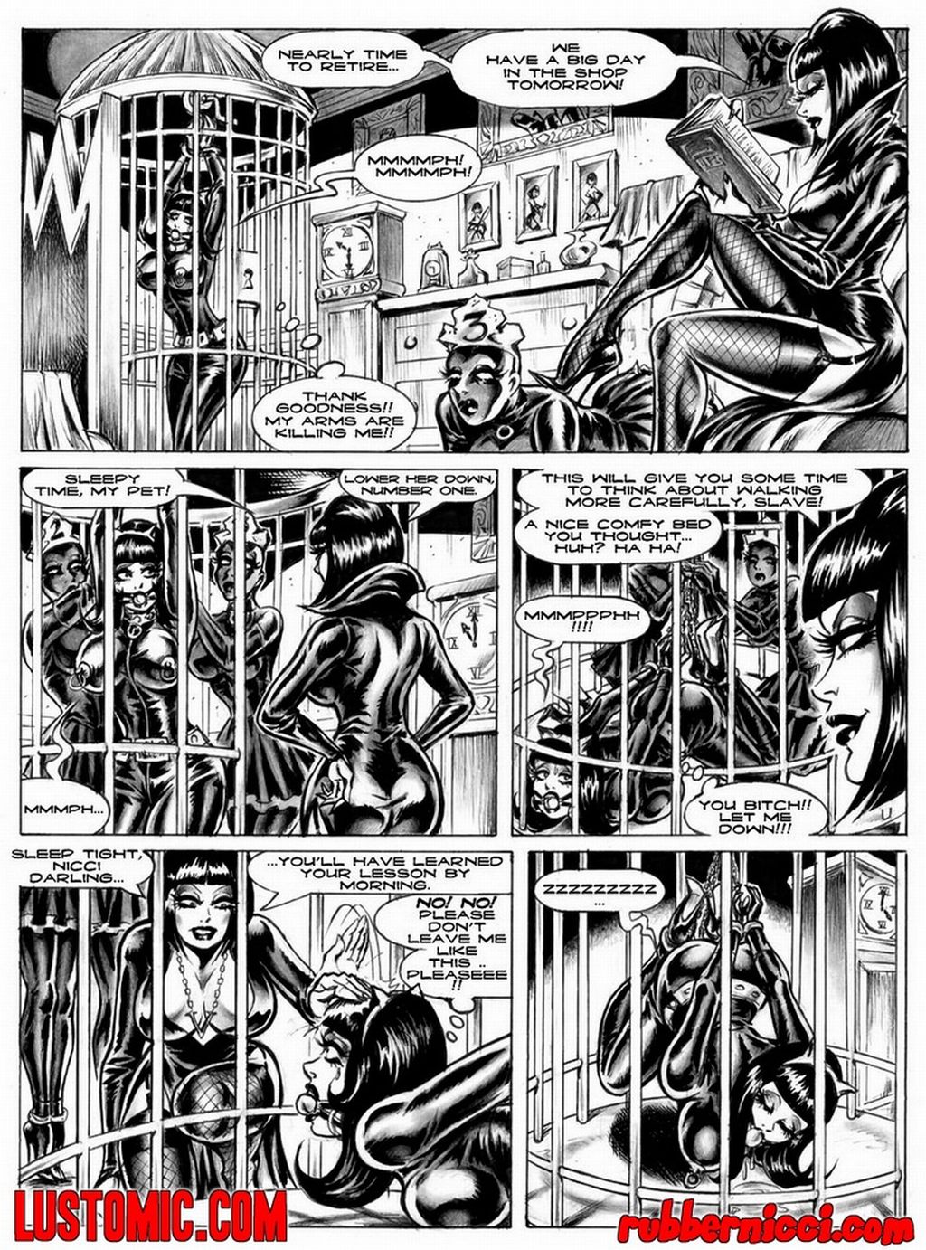 Nicci Tristan The Latex Kitten [Lustomic] 2 . Nicci Tristan The Latex Kitten - Kitty's Gotta Work It! - Chapter 2 [Lustomic] – page 5